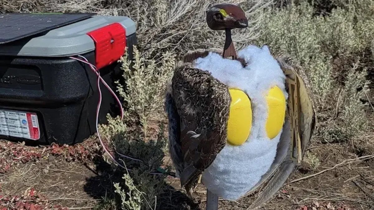 Robot kuşlar Grand Teton Ulusal Parkı’nda seksi zaman için kullanıldı