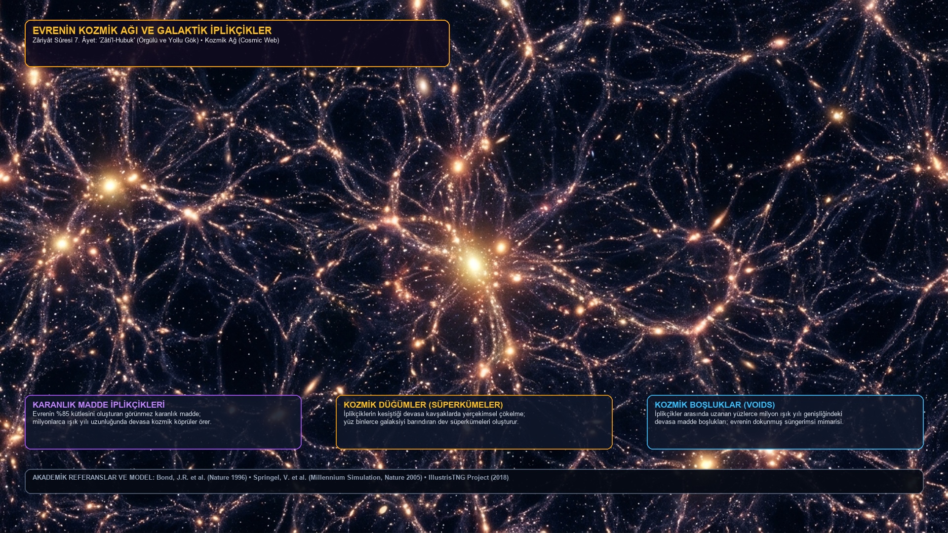 Evrenin Kozmik Ağı ve Galaktik İplikçikler: Zâriyât Sûresi 7. Âyet ve Kozmolojik Dokuma (Cosmic Web)