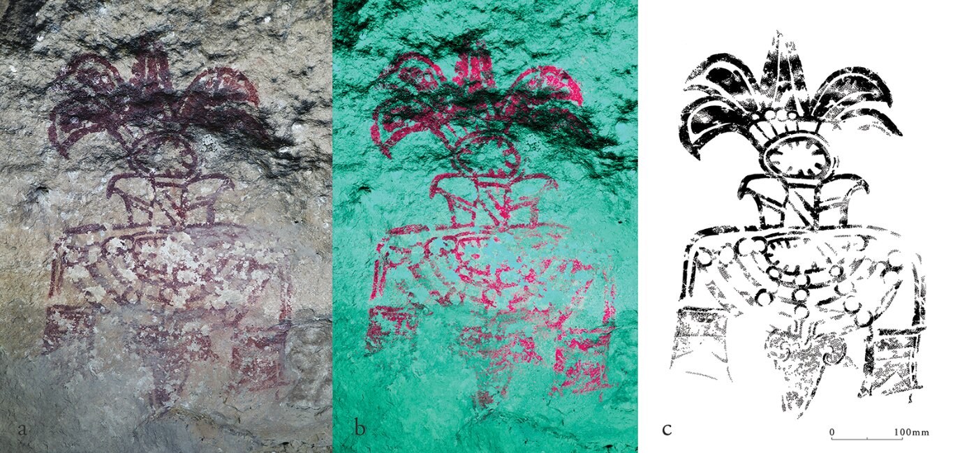 Meksika’daki mağarada solan sembollerle Teotihuacan’ın eski yazı sisteminin sırrına yeni ipuçları bulunuyor