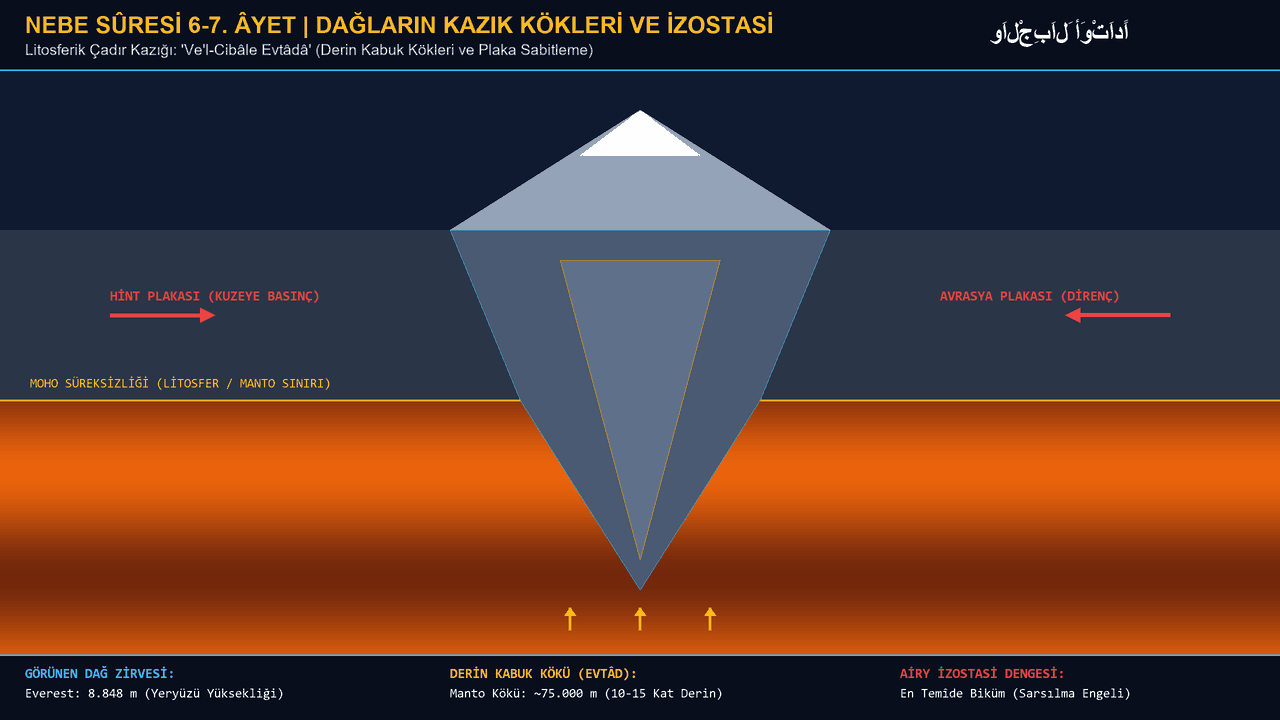 Dağların Kazık Kökleri ve İzostazi Dengesi Jeofizik Simülasyonu